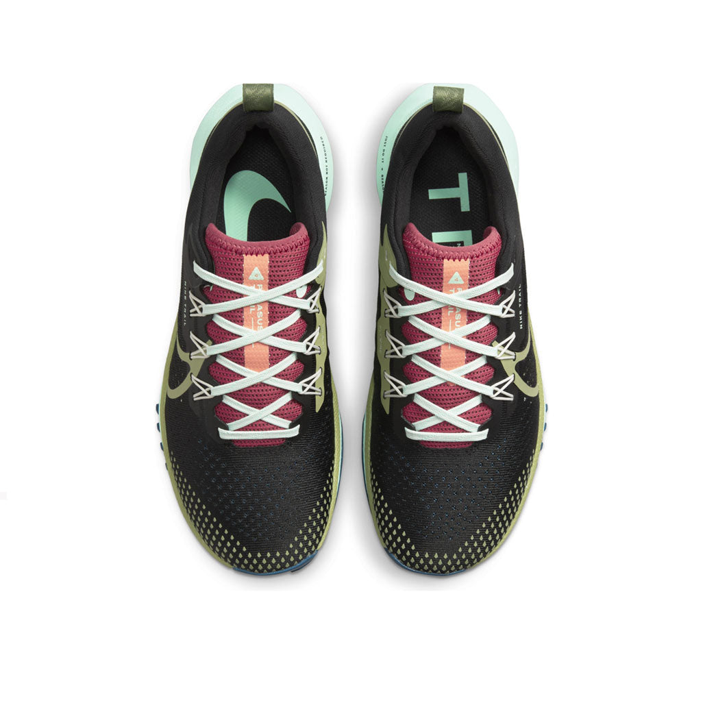 Nike React Pegasus Trail 4 Black Canyon Rust Mint Foam Alligator W